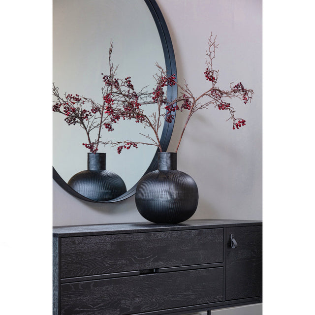 Doutzen Spiegel Metaal Zwart O80 Cm van WOOOD – Luxe comfort op maat van PureWonen. Vraag naar de beste prijs.