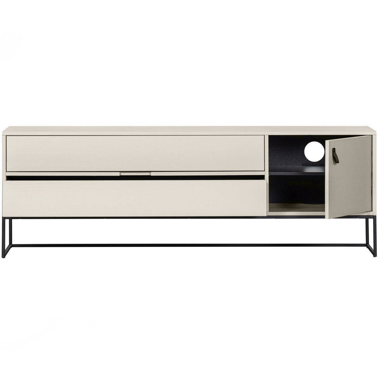 Silas Tv Meubel 180 Cm Grenen Dust [Fsc] van WOOOD – Luxe comfort op maat van PureWonen. Vraag naar de beste prijs.