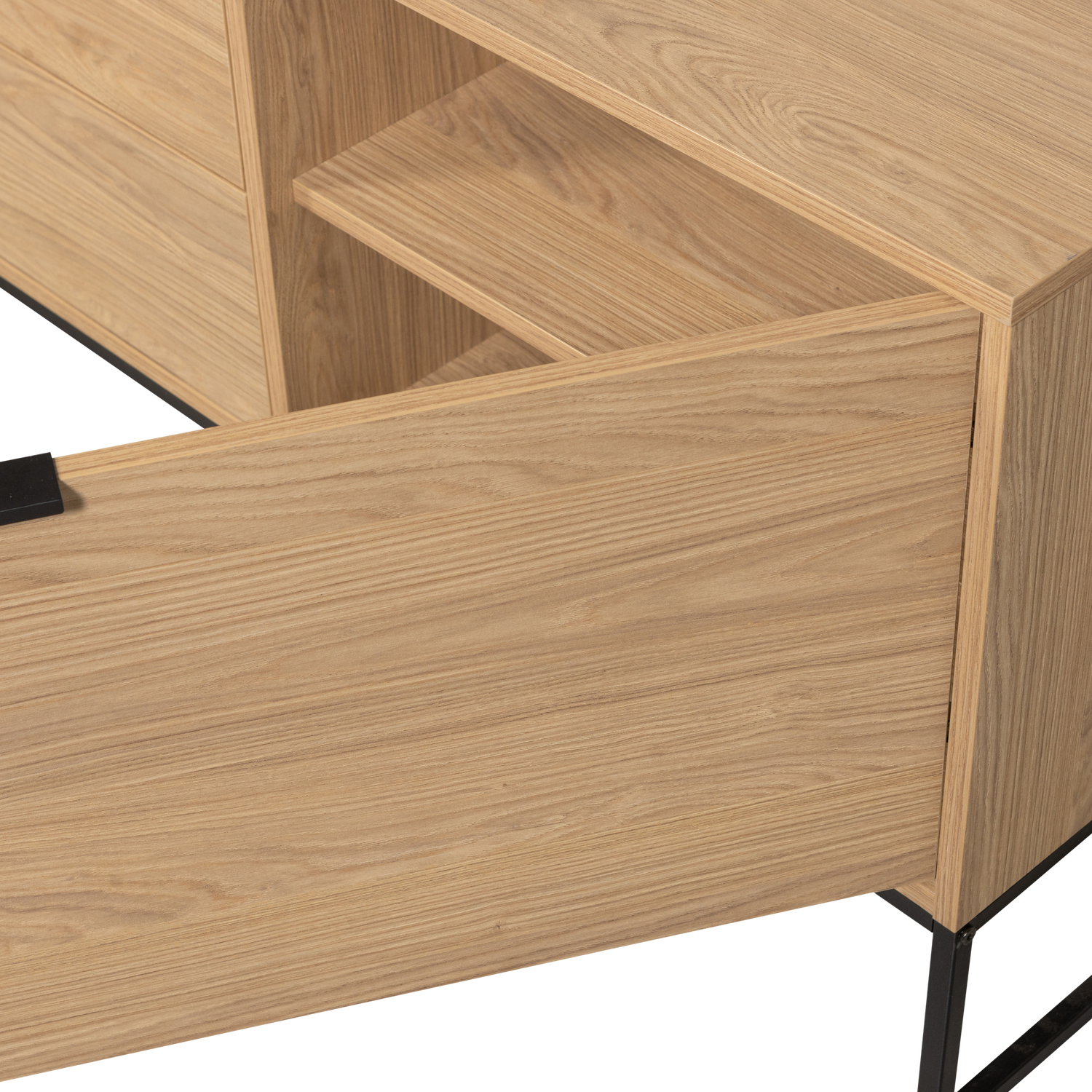 Silas Tv Meubel 180 Cm Eiken Decor [Fsc] van WOOOD – Luxe comfort op maat van PureWonen. Vraag naar de beste prijs.