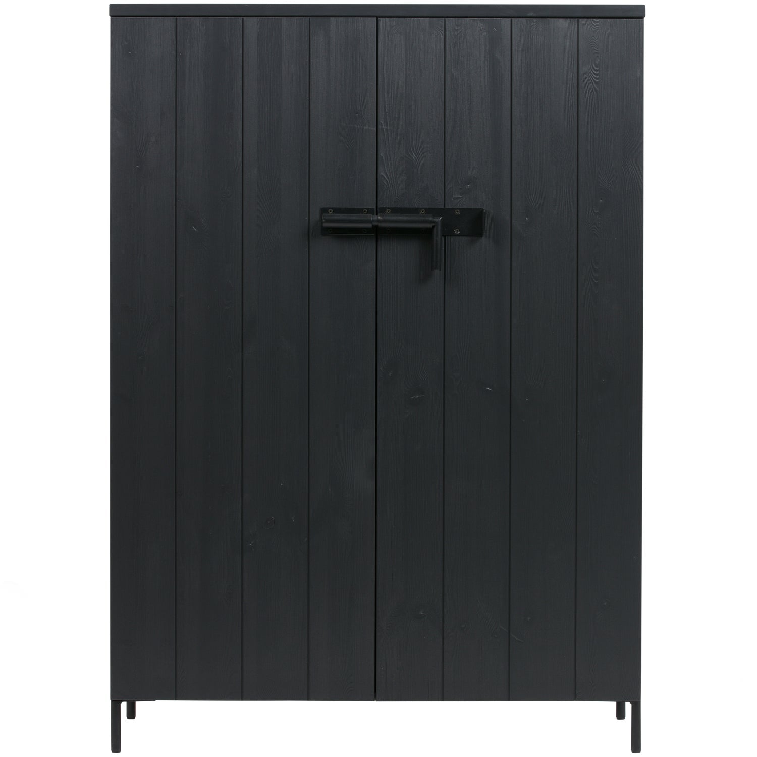 Bruut 2 Drs Kast Grenen Geborsteld Diepzwart [Fsc] van WOOOD – Luxe comfort op maat van PureWonen. Vraag naar de beste prijs.