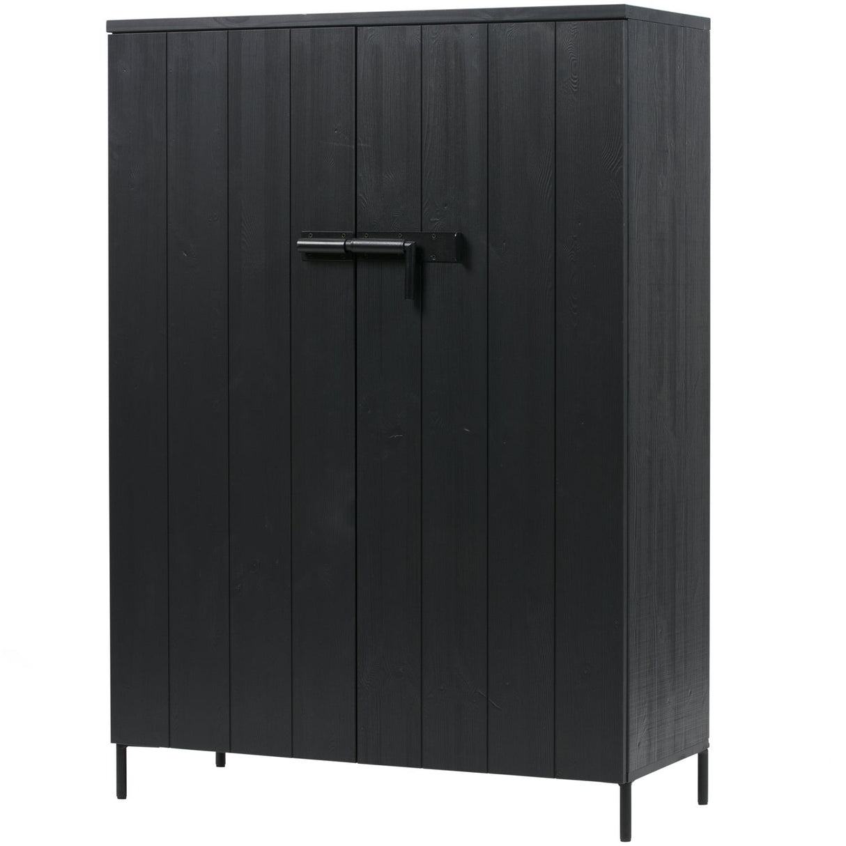 Bruut 2 Drs Kast Grenen Geborsteld Diepzwart [Fsc] van WOOOD – Luxe comfort op maat van PureWonen. Vraag naar de beste prijs.