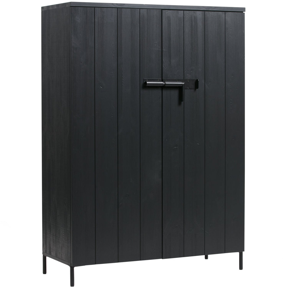 Bruut 2 Drs Kast Grenen Geborsteld Diepzwart [Fsc] van WOOOD – Luxe comfort op maat van PureWonen. Vraag naar de beste prijs.