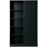 Move Schuifdeurkast Grenen Matzwart [Fsc] van WOOOD – Luxe comfort op maat van PureWonen. Vraag naar de beste prijs.