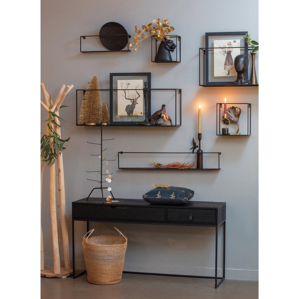 Silas Sidetable Essen Blacknight [Fsc] van WOOOD – Luxe comfort op maat van PureWonen. Vraag naar de beste prijs.