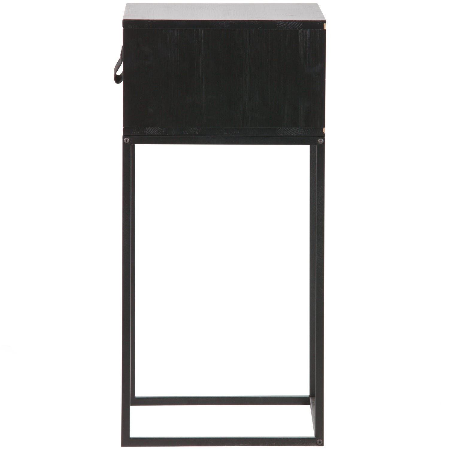 Zola Nachtkastje Met Lade Geborsteld Diepzwart [Fsc] van WOOOD – Luxe comfort op maat van PureWonen. Vraag naar de beste prijs.