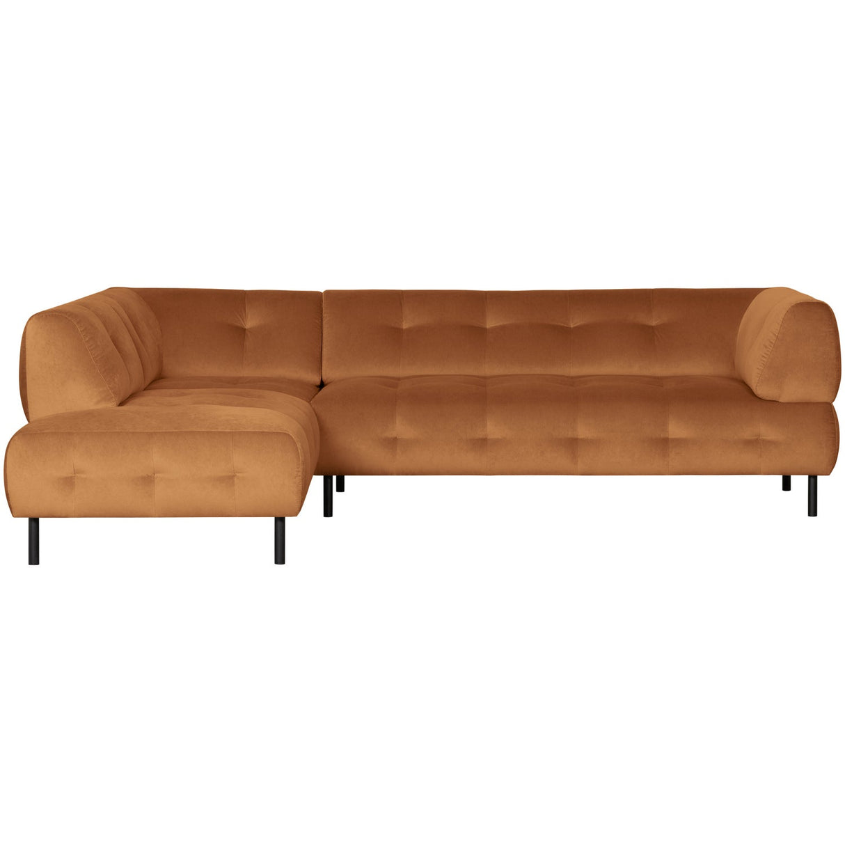 Lloyd Hoekbank Links Gewassen Fluweel Cinnamon van WOOOD – Luxe comfort op maat van PureWonen. Vraag naar de beste prijs.
