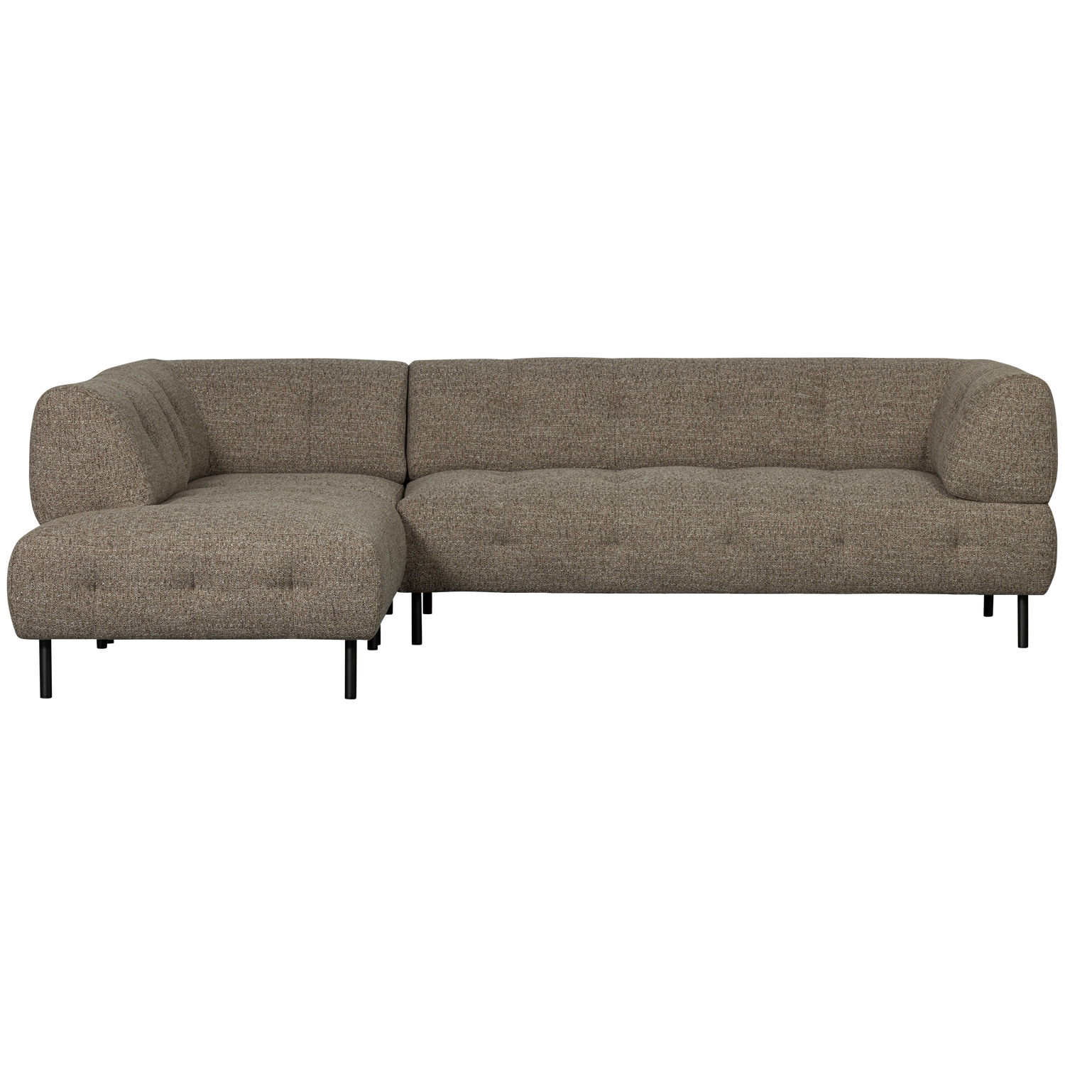 Lloyd Hoekbank Links Grof Geweven Donkerbruin Melange van WOOOD – Luxe comfort op maat van PureWonen. Vraag naar de beste prijs.