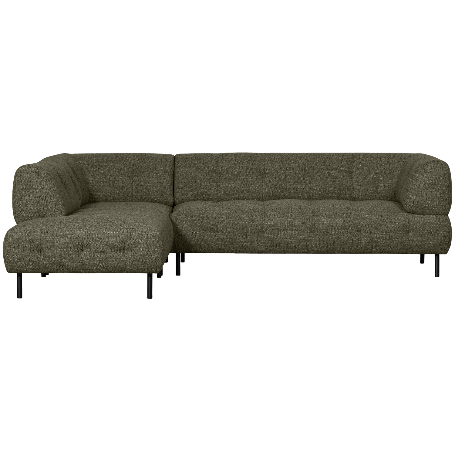 Lloyd Hoekbank Links Grof Geweven Groen Melange van WOOOD – Luxe comfort op maat van PureWonen. Vraag naar de beste prijs.