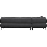 Lloyd Hoekbank Links Gewassen Fluweel Cast Iron van WOOOD – Luxe comfort op maat van PureWonen. Vraag naar de beste prijs.
