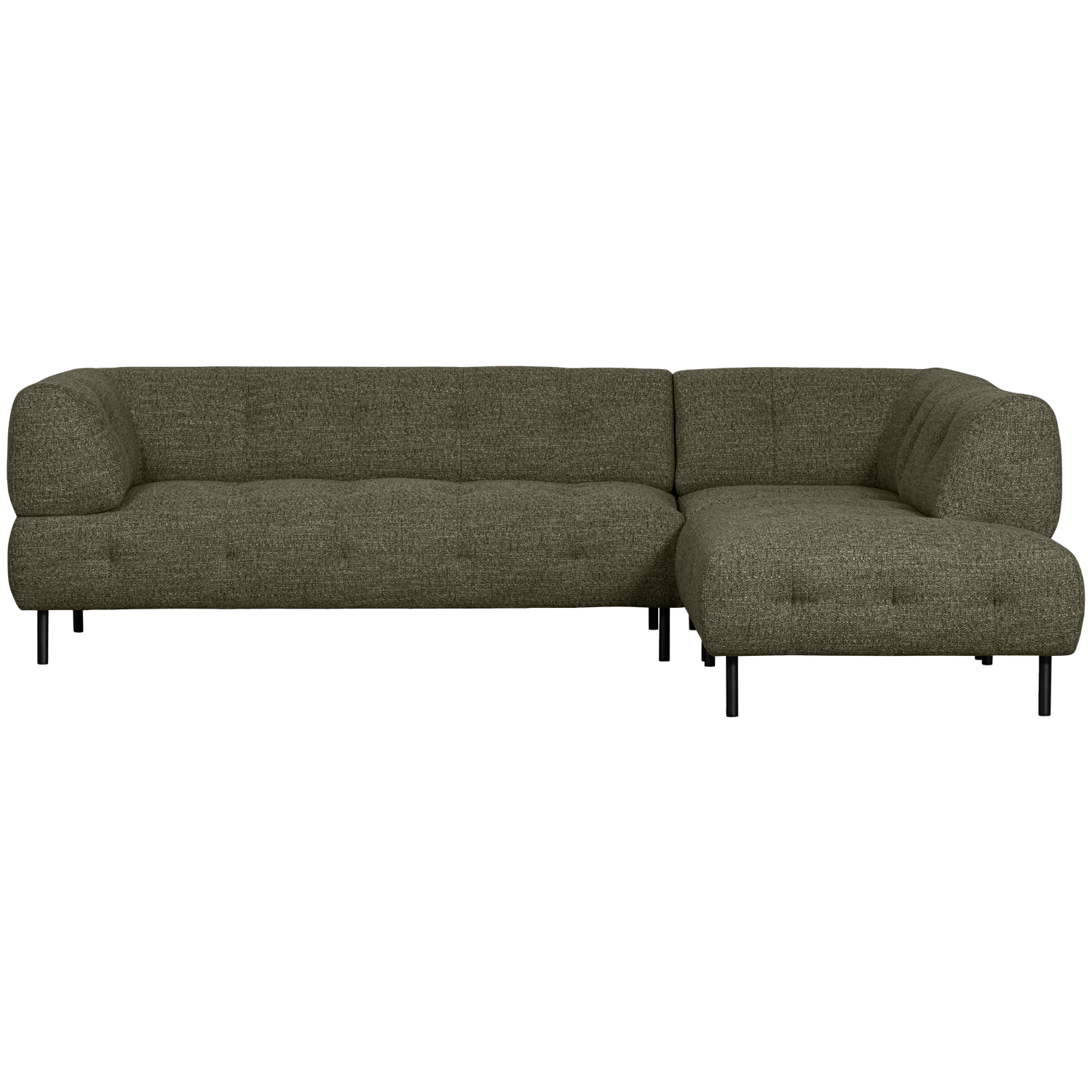 Lloyd Hoekbank Rechts Grof Geweven Groen Melange van WOOOD – Luxe comfort op maat van PureWonen. Vraag naar de beste prijs.