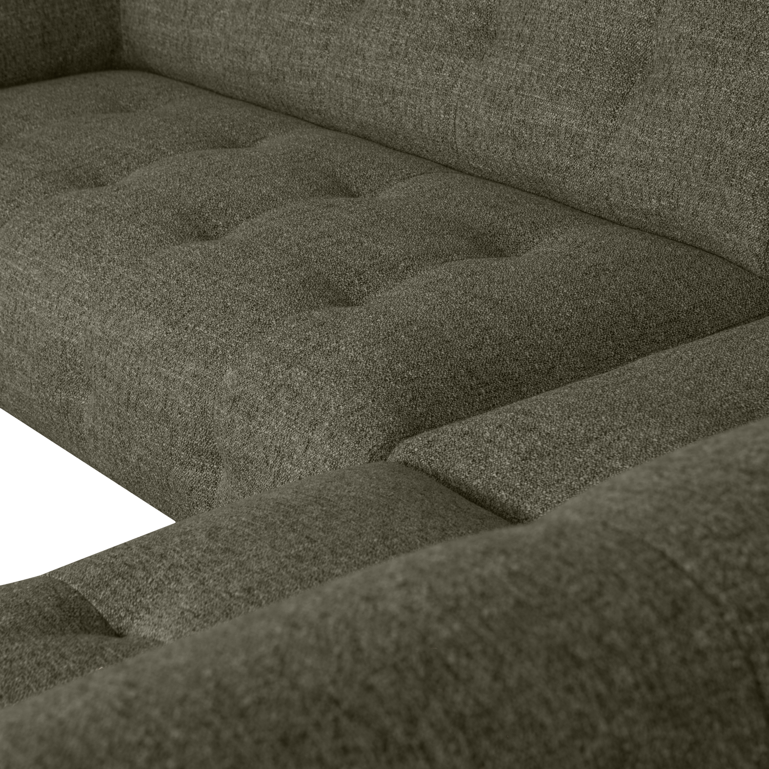 Lloyd Hoekbank Rechts Grof Geweven Groen Melange van WOOOD – Luxe comfort op maat van PureWonen. Vraag naar de beste prijs.