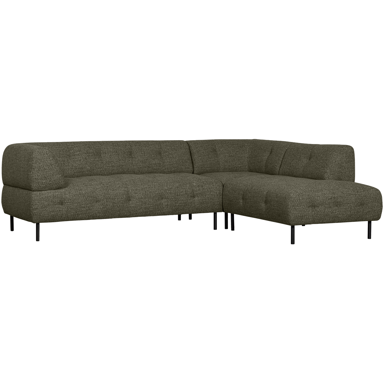 Lloyd Hoekbank Rechts Grof Geweven Groen Melange van WOOOD – Luxe comfort op maat van PureWonen. Vraag naar de beste prijs.