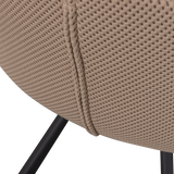 Juno Eetkamerstoel Mesh Naturel van WOOOD – Luxe comfort op maat van PureWonen. Vraag naar de beste prijs.