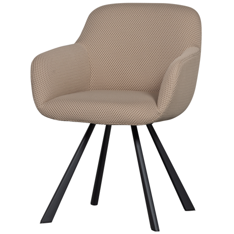 Juno Eetkamerstoel Mesh Naturel van WOOOD – Luxe comfort op maat van PureWonen. Vraag naar de beste prijs.