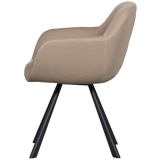 Juno Eetkamerstoel Mesh Naturel van WOOOD – Luxe comfort op maat van PureWonen. Vraag naar de beste prijs.