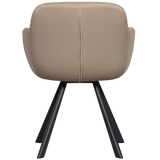 Juno Eetkamerstoel Mesh Naturel van WOOOD – Luxe comfort op maat van PureWonen. Vraag naar de beste prijs.