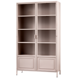 Ronja Vitrinekast Xl Metaal Soft Pink van WOOOD – Luxe comfort op maat van PureWonen. Vraag naar de beste prijs.