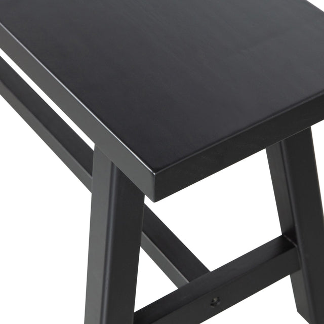 Imme Bankje Hout Zwart 110 Cm van WOOOD – Luxe comfort op maat van PureWonen. Vraag naar de beste prijs.