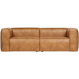 Bean 3,5 Zits Bank Cognac van WOOOD – Luxe comfort op maat van PureWonen. Vraag naar de beste prijs.