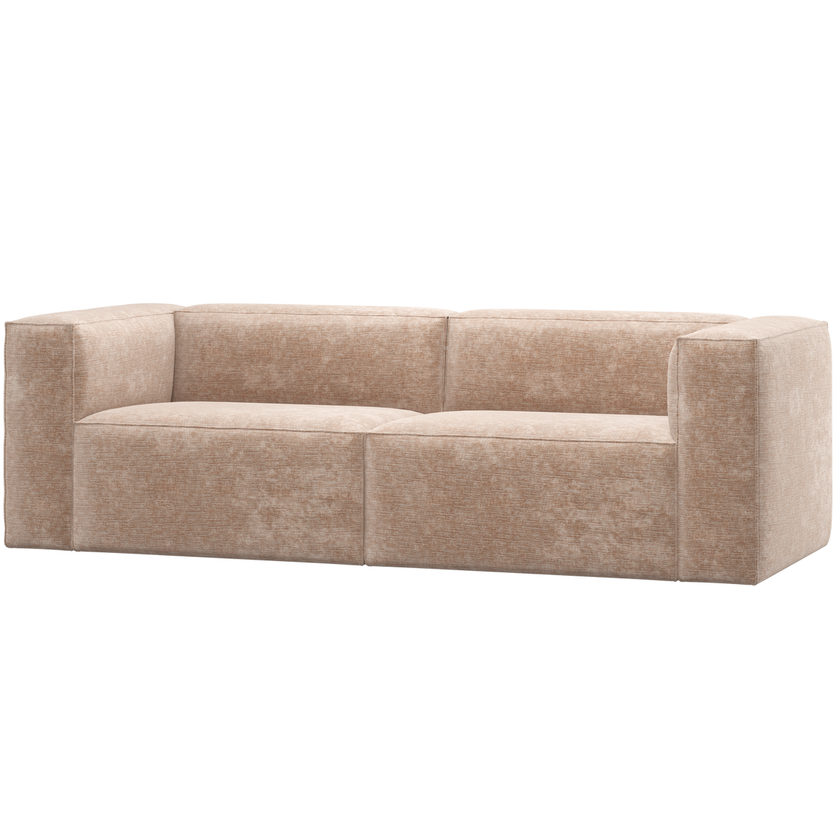 Bean 3,5 Zits Bank Chenille Velvet Naturel
