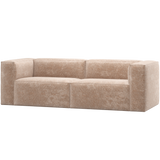 Bean 3,5 Zits Bank Chenille Velvet Naturel