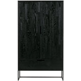 Silas 2 Deurs Kast Essen Blacknight [Fsc] van WOOOD – Luxe comfort op maat van PureWonen. Vraag naar de beste prijs.