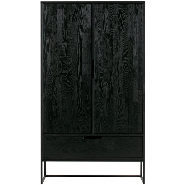 Silas 2 Deurs Kast Essen Blacknight [Fsc] van WOOOD – Luxe comfort op maat van PureWonen. Vraag naar de beste prijs.