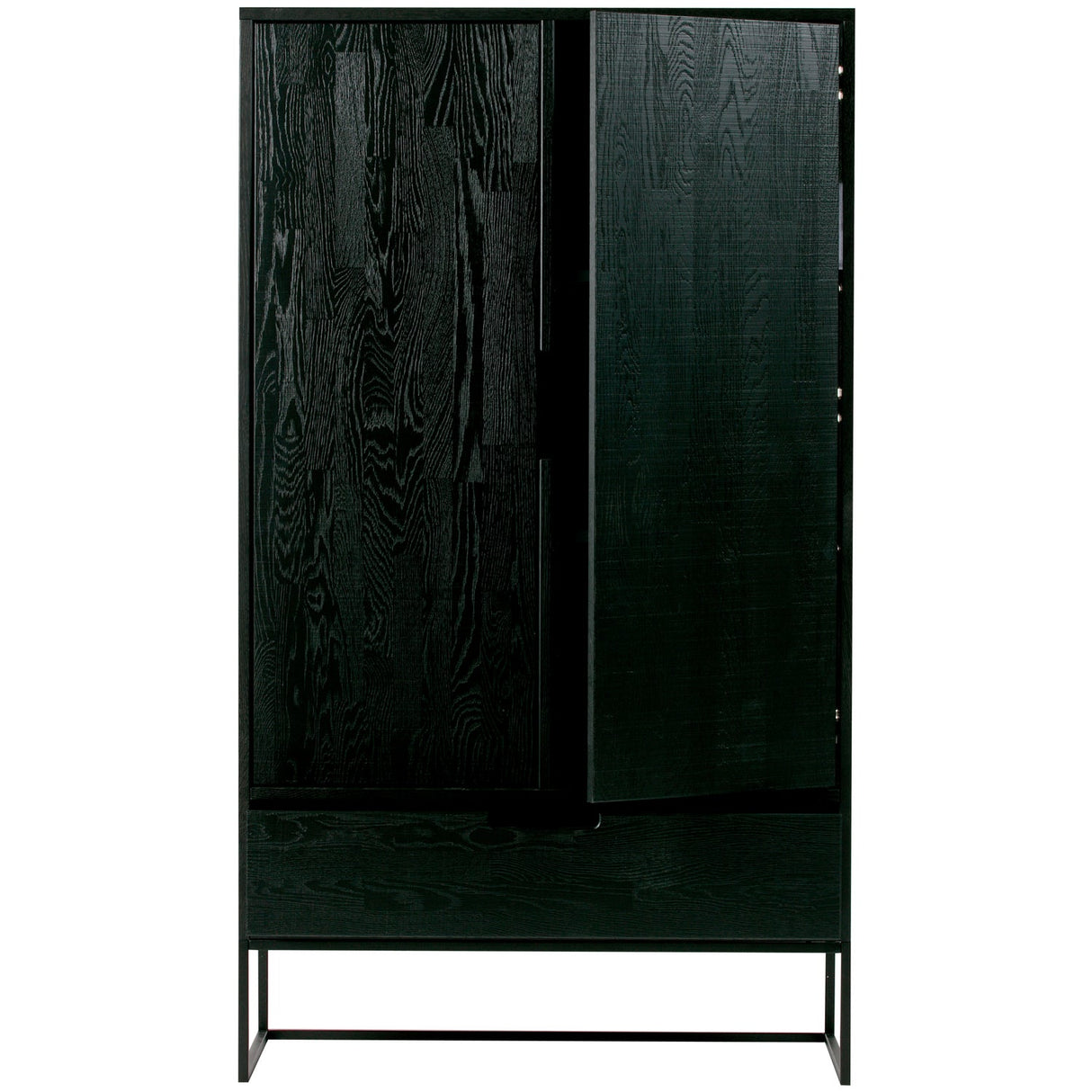 Silas 2 Deurs Kast Essen Blacknight [Fsc] van WOOOD – Luxe comfort op maat van PureWonen. Vraag naar de beste prijs.