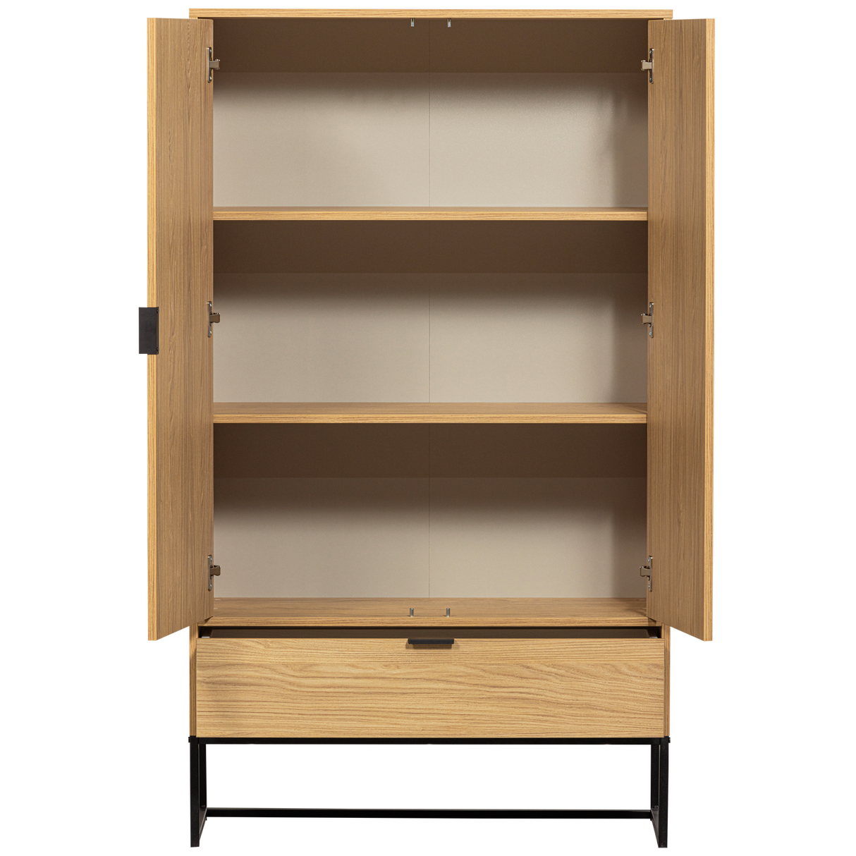 Silas 2 Deurs Kast Eiken Decor [Fsc] van WOOOD – Luxe comfort op maat van PureWonen. Vraag naar de beste prijs.