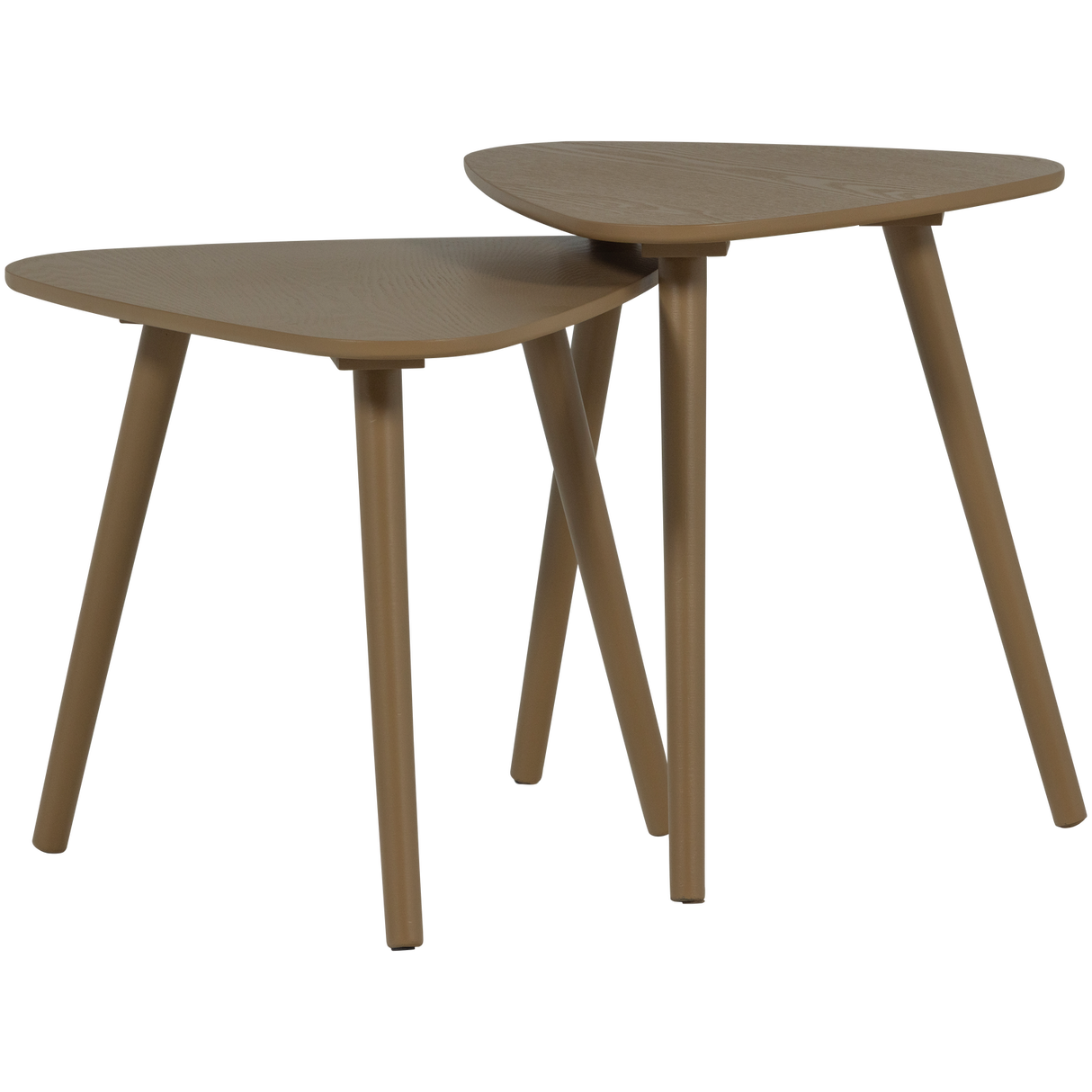 Nila Bijzettafels Hout Mud Set Van 2