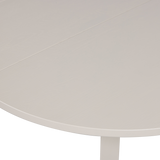 Janne Uitschuifbare Eettafel Rond Eiken Dakargrau [Fsc]