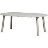 Janne Uitschuifbare Eettafel Rond Eiken Dakargrau [Fsc]