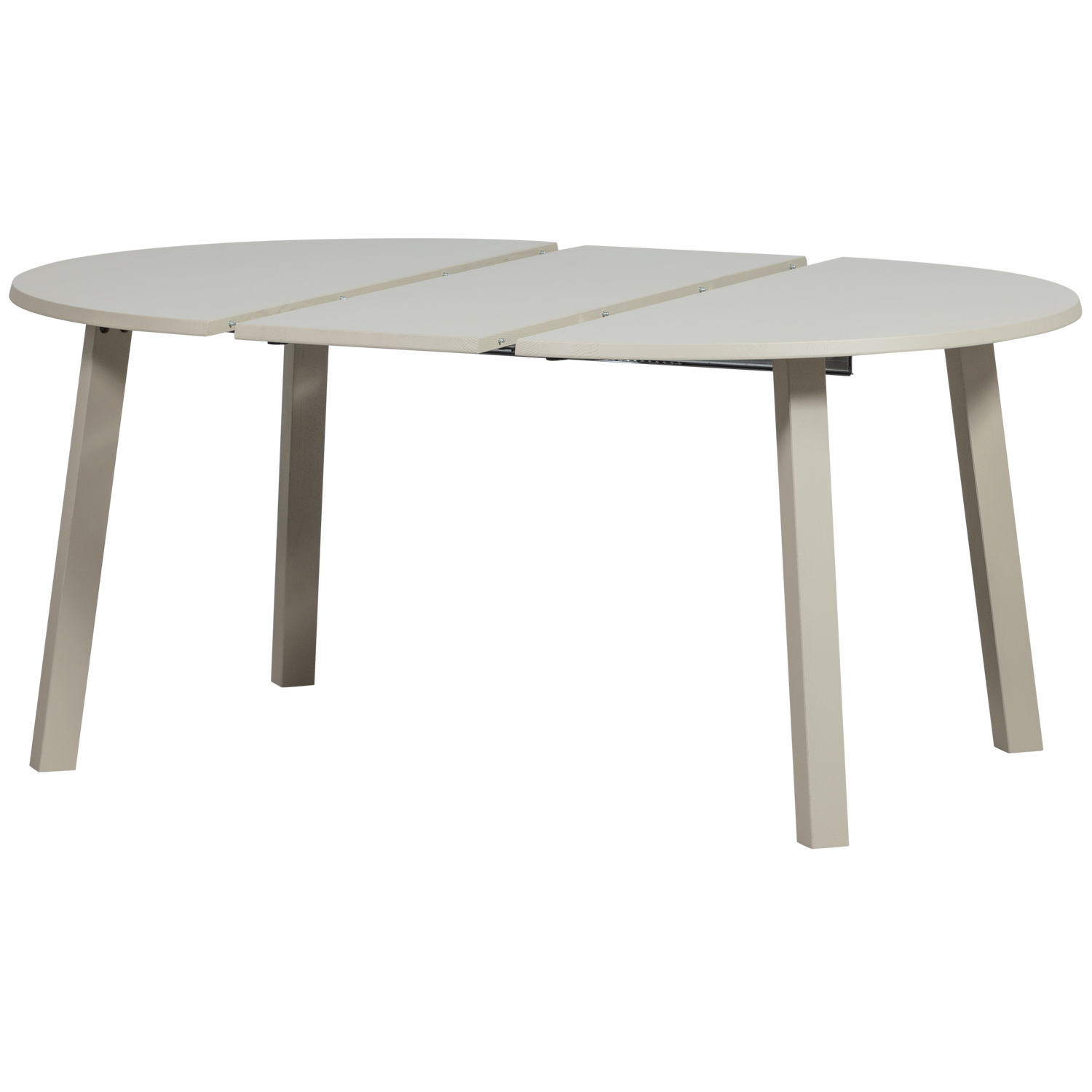Janne Uitschuifbare Eettafel Rond Eiken Dakargrau [Fsc]