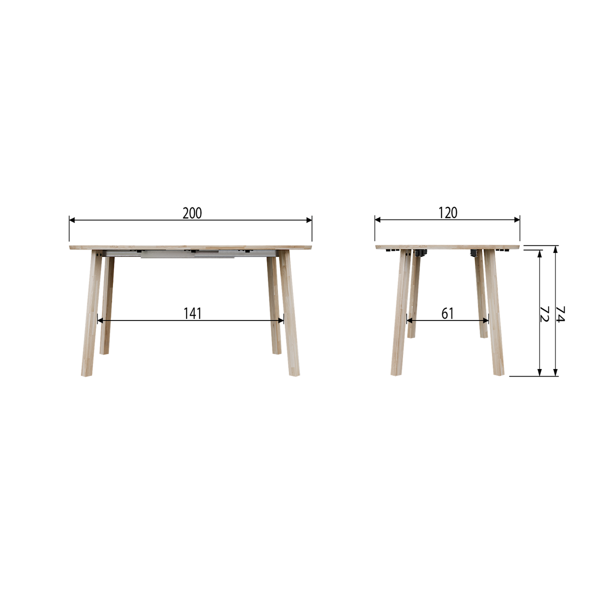 Lange Jan Uitschuifbare Eettafel Rond Eiken Sydney [Fsc] van WOOOD – Luxe comfort op maat van PureWonen. Vraag naar de beste prijs.