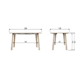 Lange Jan Uitschuifbare Eettafel Rond Eiken Sydney [Fsc] van WOOOD – Luxe comfort op maat van PureWonen. Vraag naar de beste prijs.