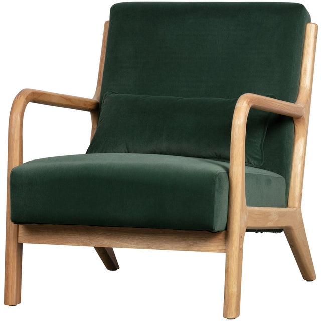 Mark Fauteuil Fluweel Flesgroen van WOOOD – Luxe comfort op maat van PureWonen. Vraag naar de beste prijs.