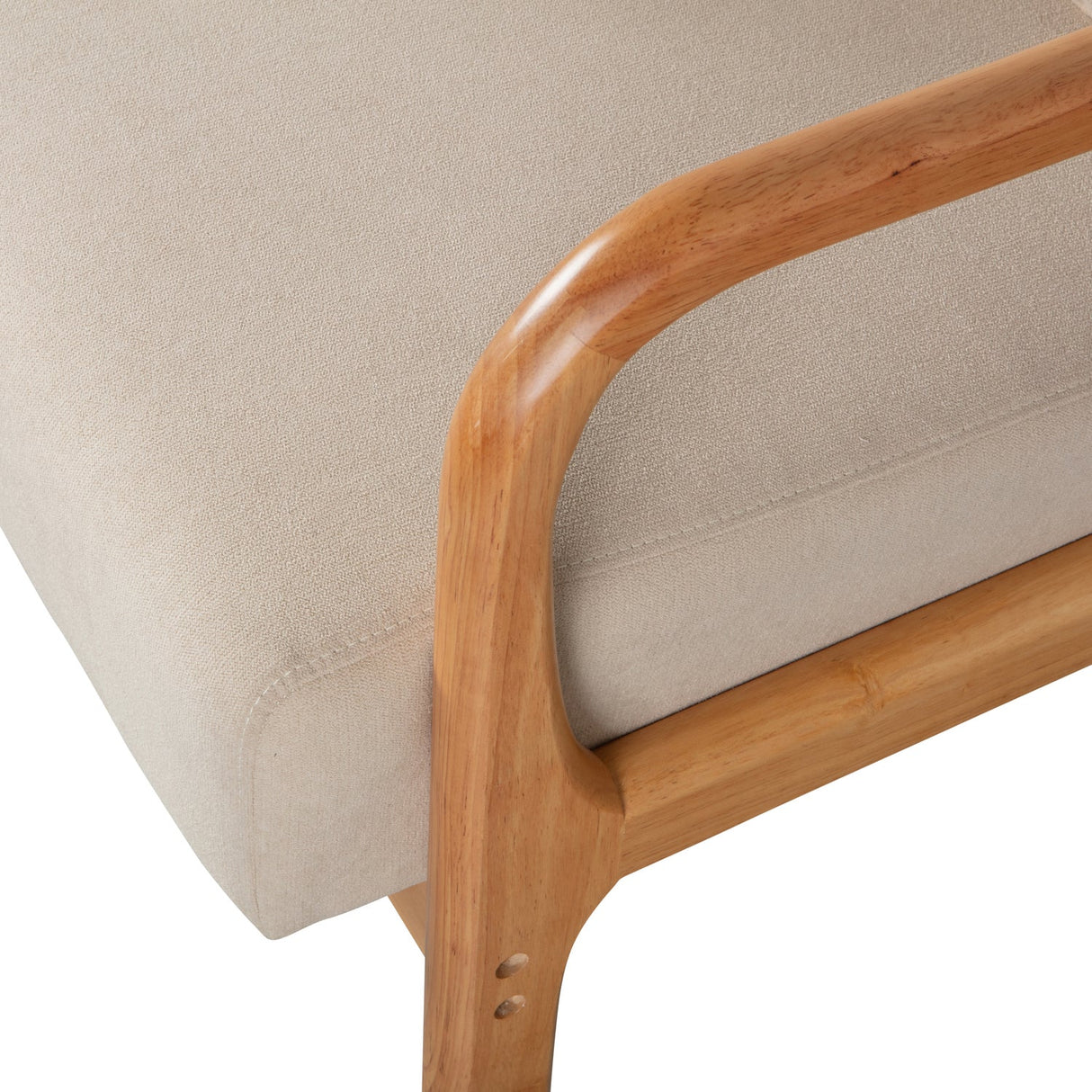 Mark Fauteuil Geweven Stof Naturel van WOOOD – Luxe comfort op maat van PureWonen. Vraag naar de beste prijs.