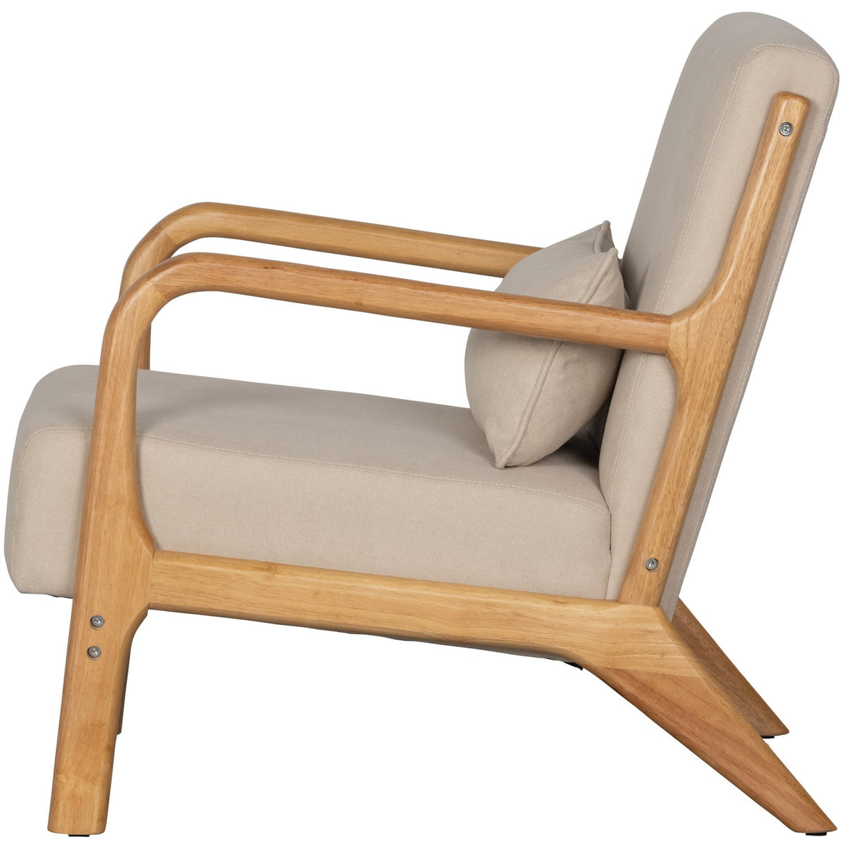 Mark Fauteuil Geweven Stof Naturel van WOOOD – Luxe comfort op maat van PureWonen. Vraag naar de beste prijs.