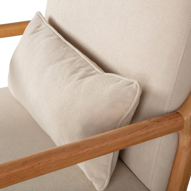 Mark Fauteuil Geweven Stof Naturel van WOOOD – Luxe comfort op maat van PureWonen. Vraag naar de beste prijs.