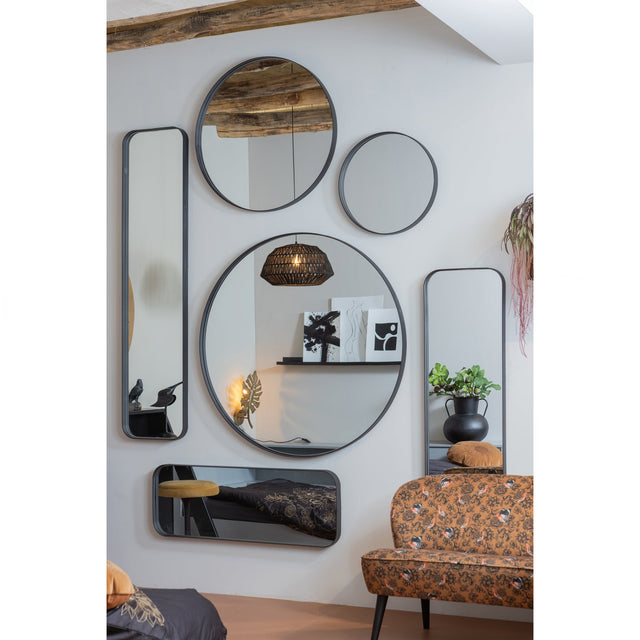 Doutzen Spiegel Metaal Zwart 170x40 Cm van WOOOD – Luxe comfort op maat van PureWonen. Vraag naar de beste prijs.