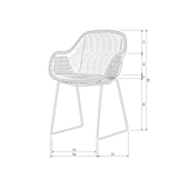 Willow Tuinstoel Naturel van WOOOD – Luxe comfort op maat van PureWonen. Vraag naar de beste prijs.