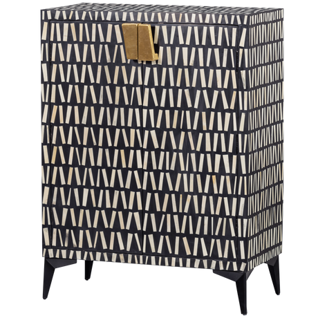 Menne Opbergkast Zwart/Wit van WOOOD – Luxe comfort op maat van PureWonen. Vraag naar de beste prijs.