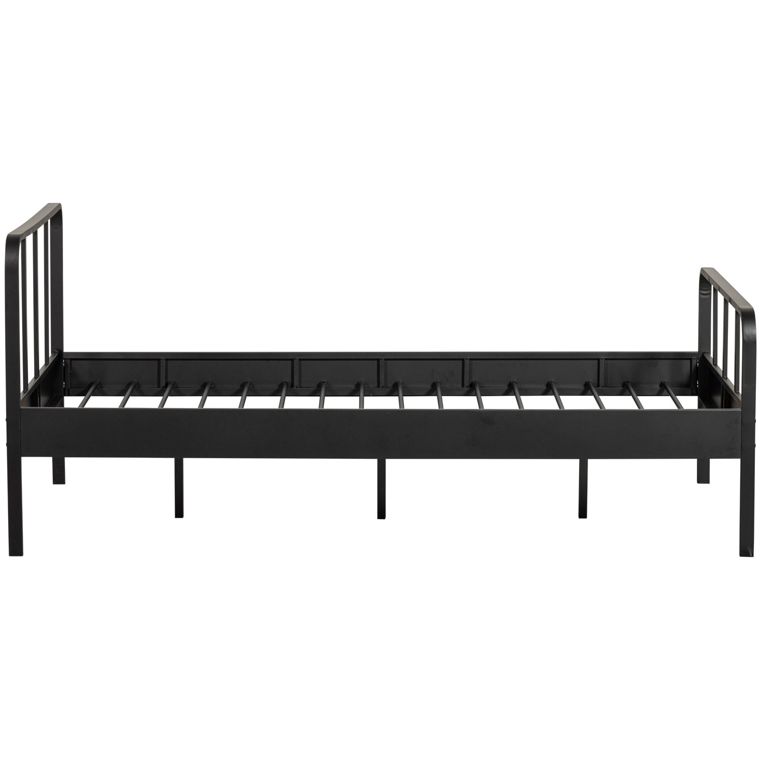 Mees Bed Twijfelaar Metaal Zwart 120x200 Cm van WOOOD – Luxe comfort op maat van PureWonen. Vraag naar de beste prijs.