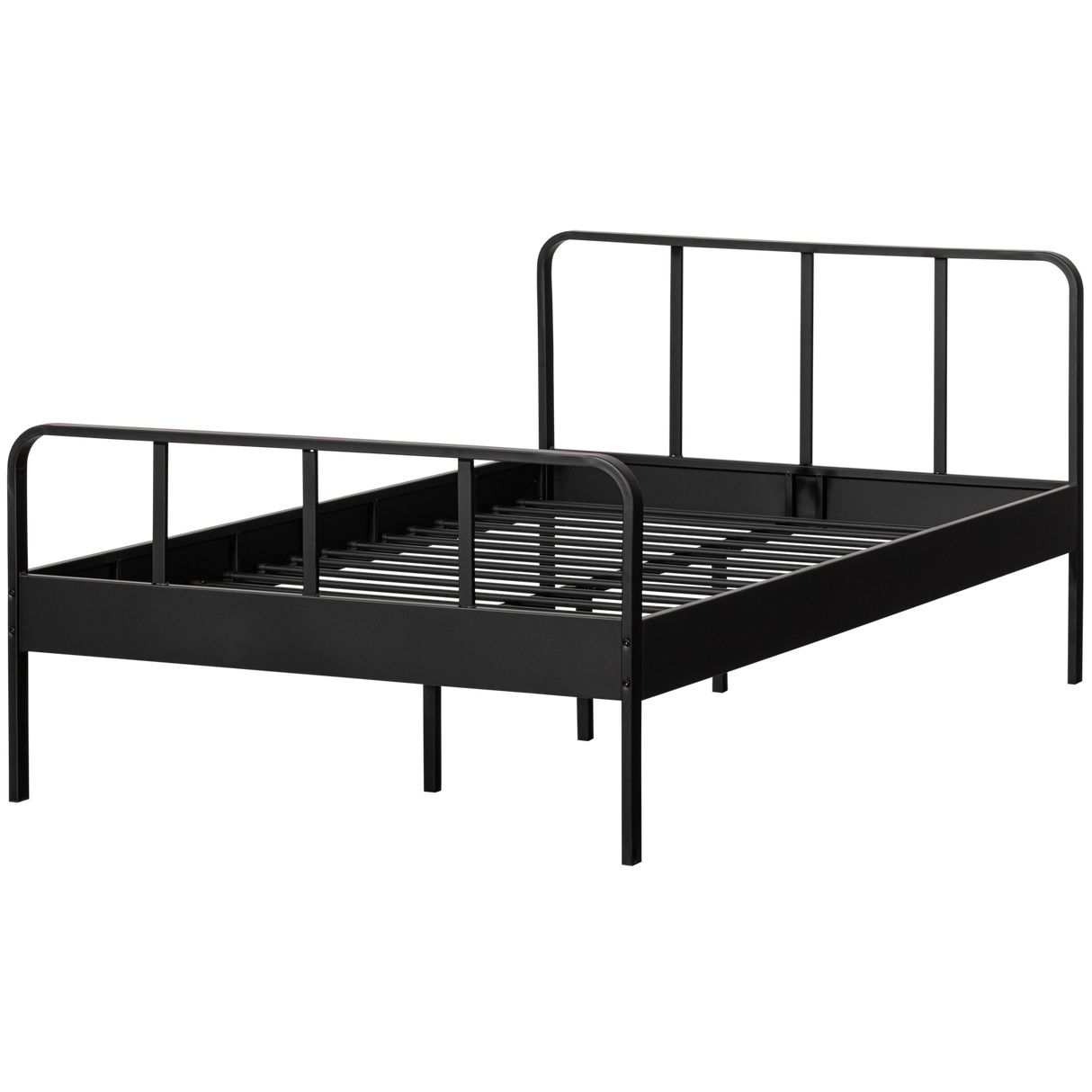 Mees Bed Twijfelaar Metaal Zwart 120x200 Cm van WOOOD – Luxe comfort op maat van PureWonen. Vraag naar de beste prijs.
