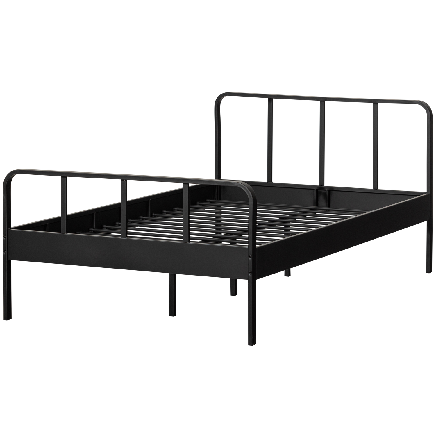 Mees Bed Twijfelaar Metaal Zwart 120x200 Cm van WOOOD – Luxe comfort op maat van PureWonen. Vraag naar de beste prijs.