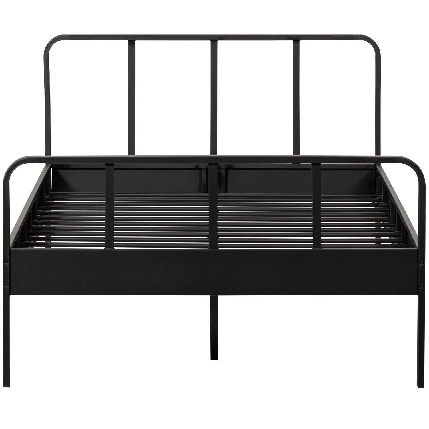 Mees Bed Twijfelaar Metaal Zwart 120x200 Cm van WOOOD – Luxe comfort op maat van PureWonen. Vraag naar de beste prijs.