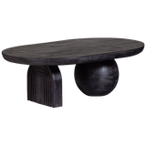 Steppe Salontafel Mango Hout Zwart van WOOOD – Luxe comfort op maat van PureWonen. Vraag naar de beste prijs.