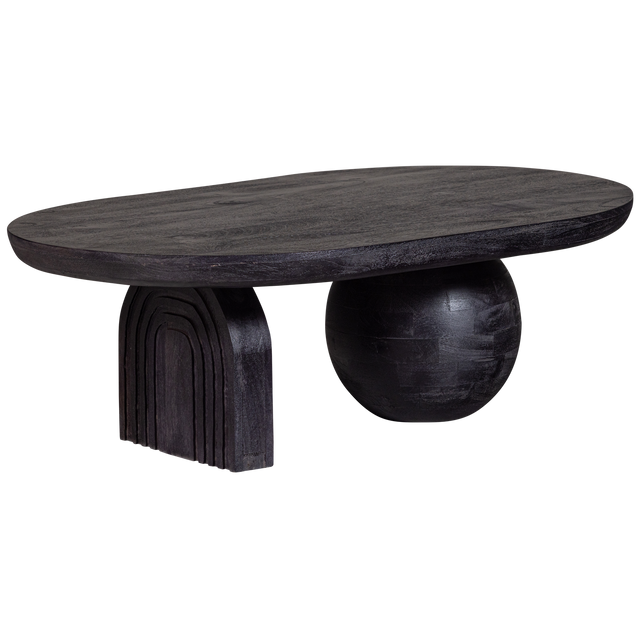 Steppe Salontafel Mango Hout Zwart van WOOOD – Luxe comfort op maat van PureWonen. Vraag naar de beste prijs.