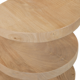 Darren Halfronde Bijzettafel Mango Hout Naturel van WOOOD – Luxe comfort op maat van PureWonen. Vraag naar de beste prijs.
