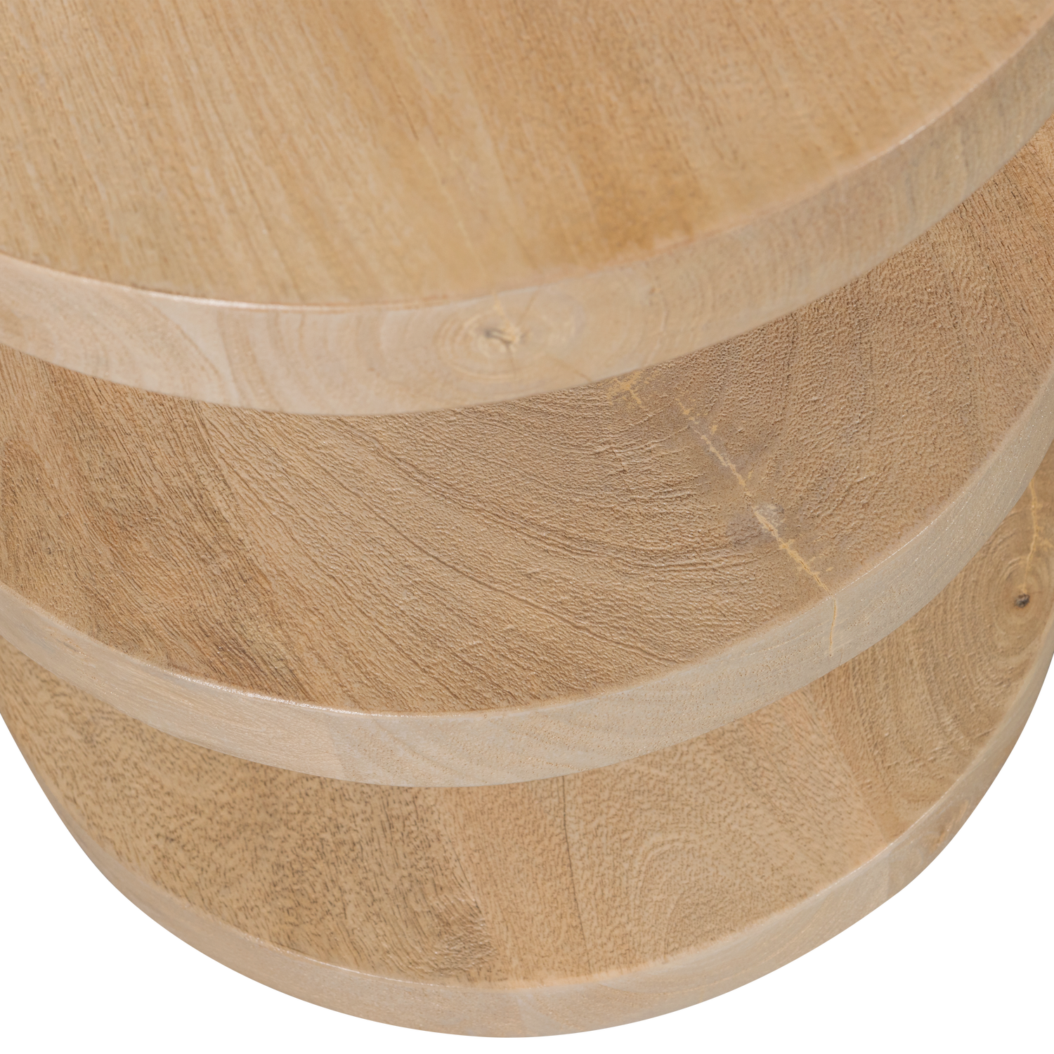 Darren Halfronde Bijzettafel Mango Hout Naturel van WOOOD – Luxe comfort op maat van PureWonen. Vraag naar de beste prijs.